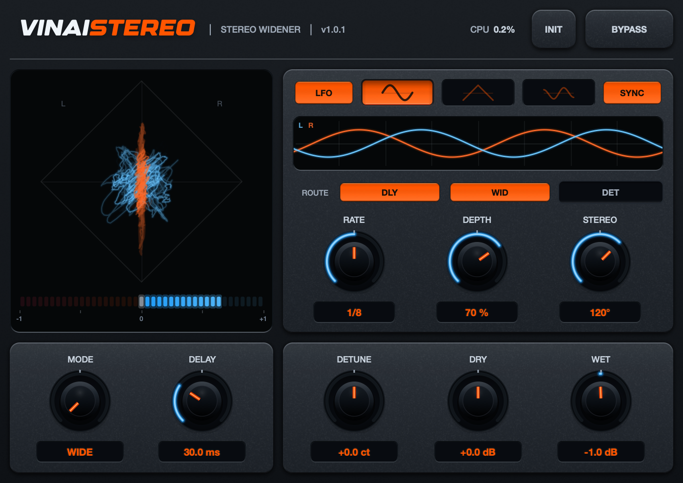 VINAIstereo interface